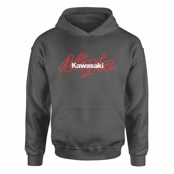 Kawasaki Ninja Power Hoodie L - Füme