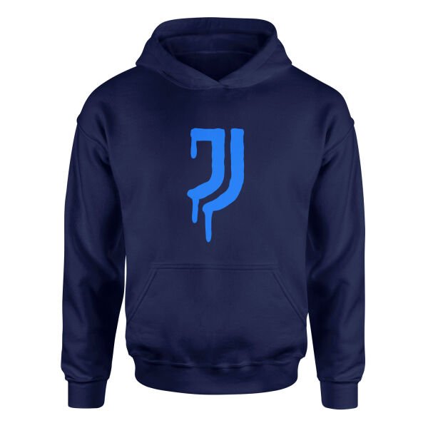 Juventus Acid Blue Hoodie M - İndigo Mavisi