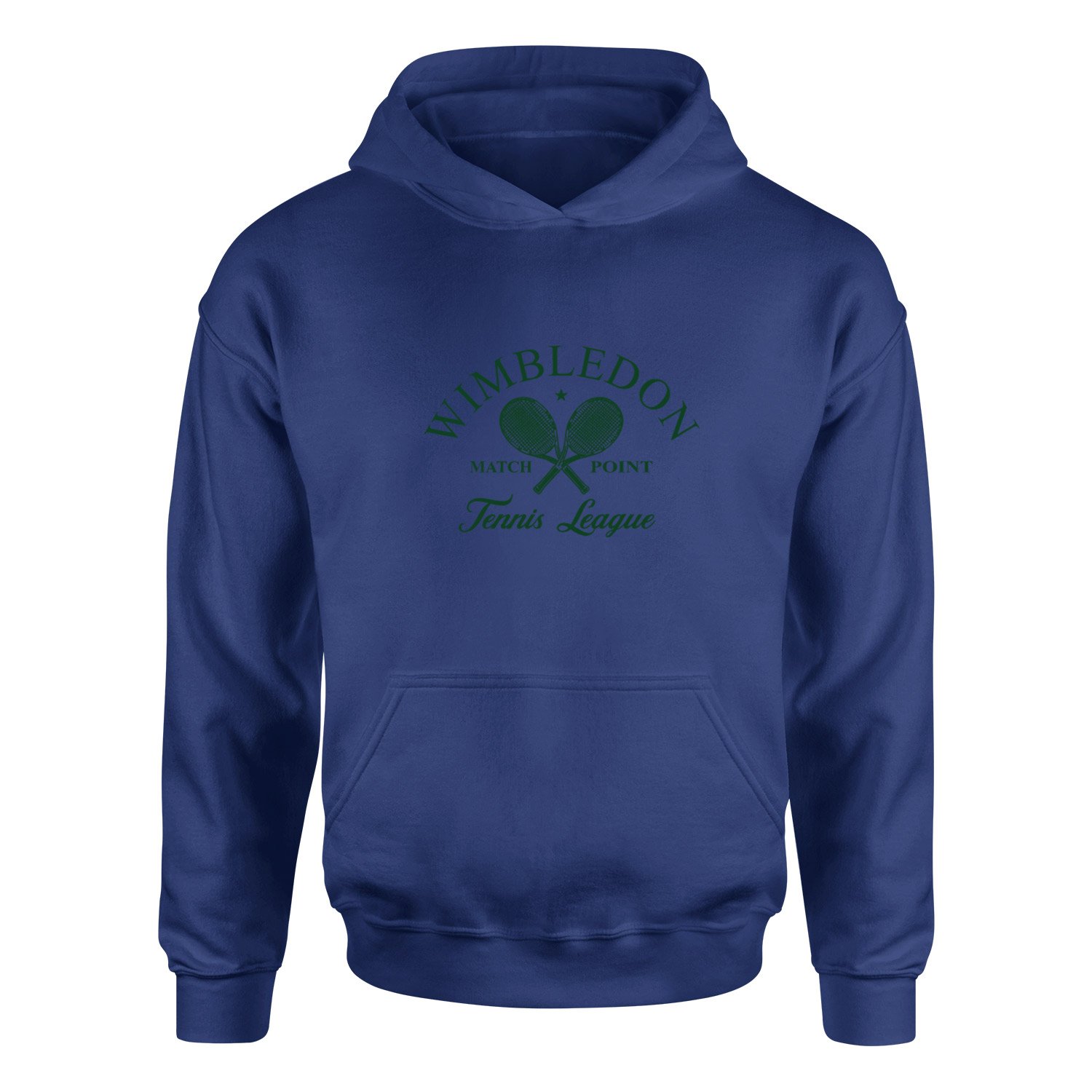 Wimbledon Match Point Hoodie S - İndigo Mavisi