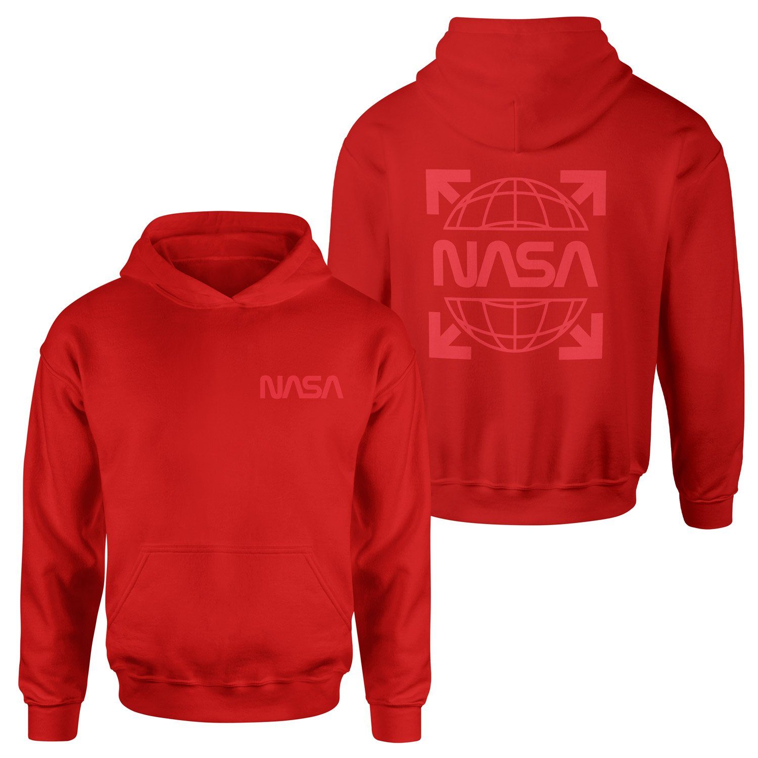 NASA OW SE Hoodie S - Kırmızı