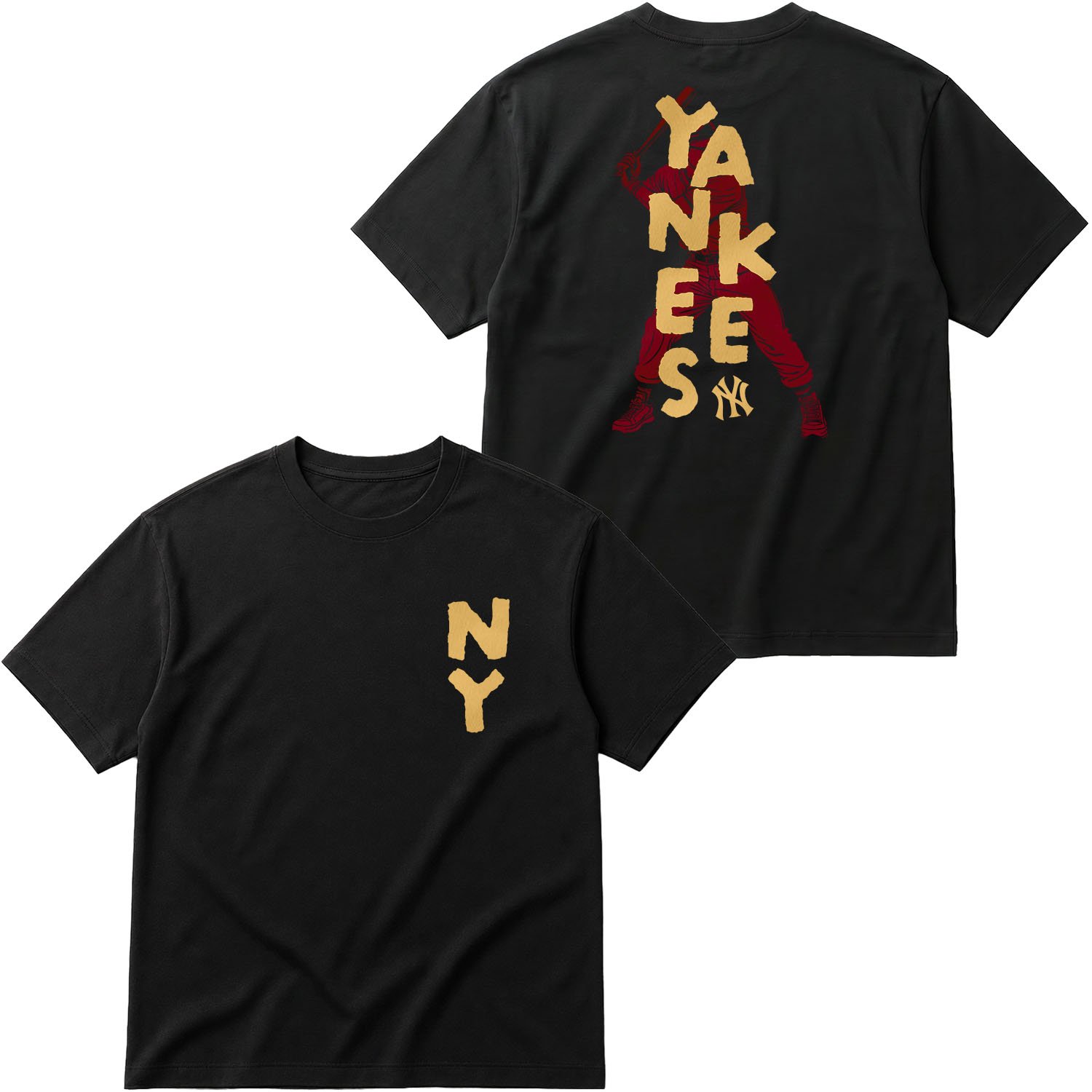 NY Yankees WS Legendary Edition Oversize Tişört S - Siyah