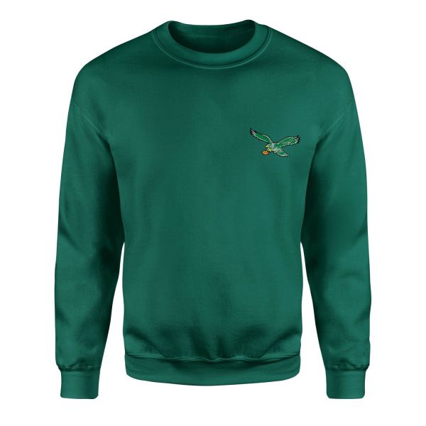 Philadelphia Eagles Retro L Sweatshirt M - Nefti Yeşili