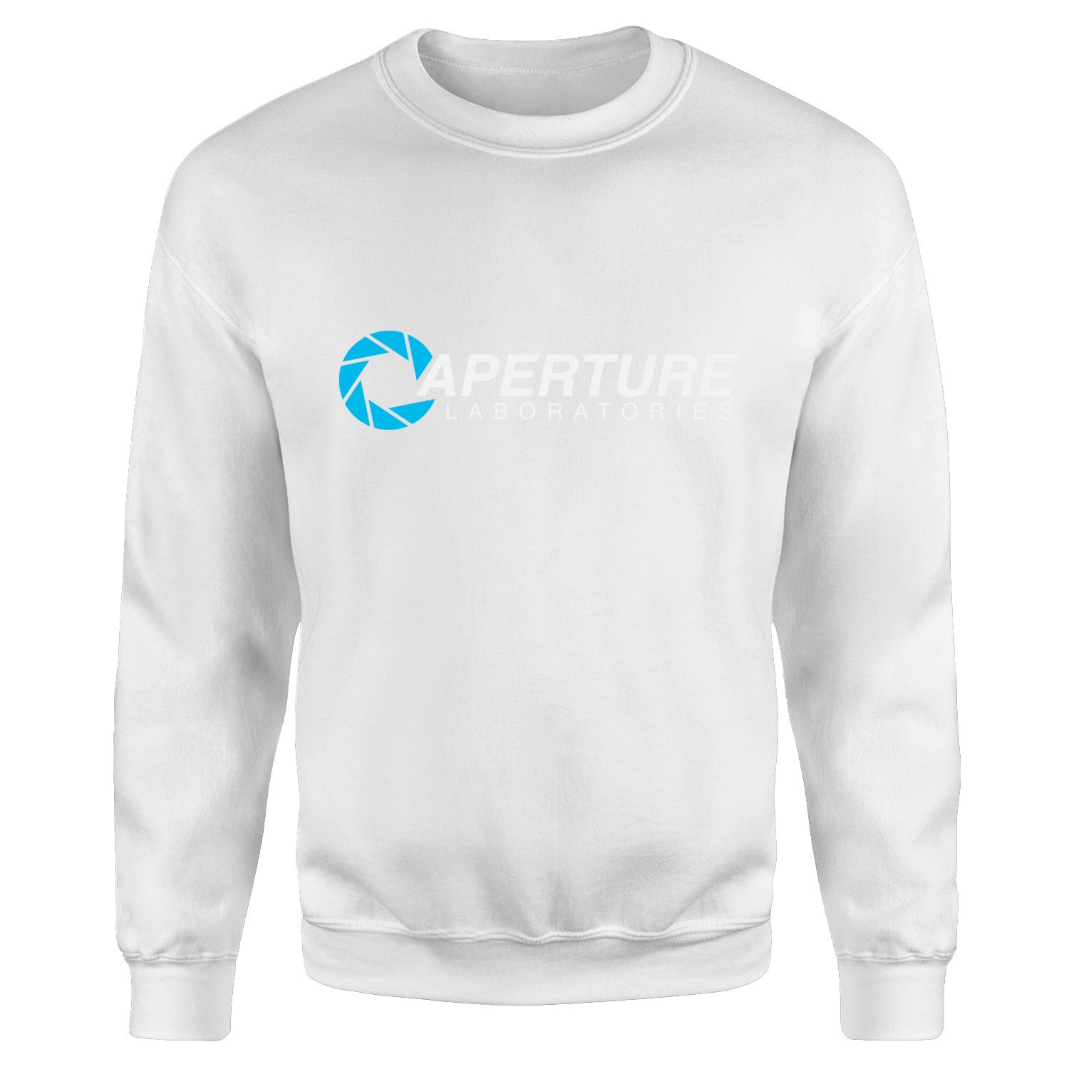 Aperture Laboratories | Half-Life Sweatshirt M - Beyaz