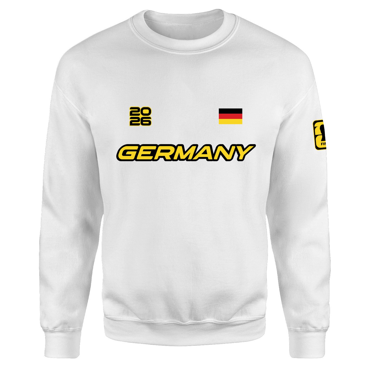 Almanya 2026 Sweatshirt L - Beyaz