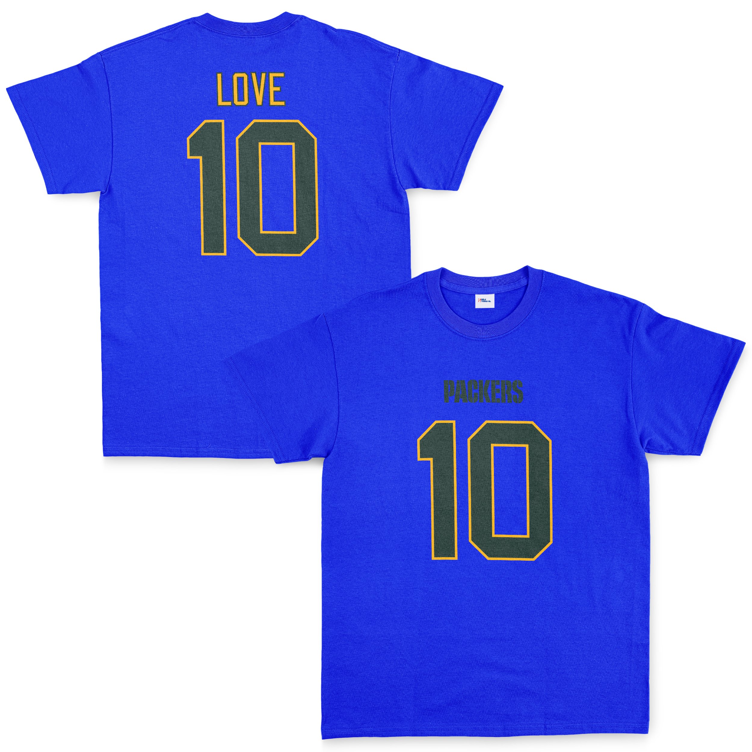 Jordan Love Green Bay Packers Tişört M - Mavi