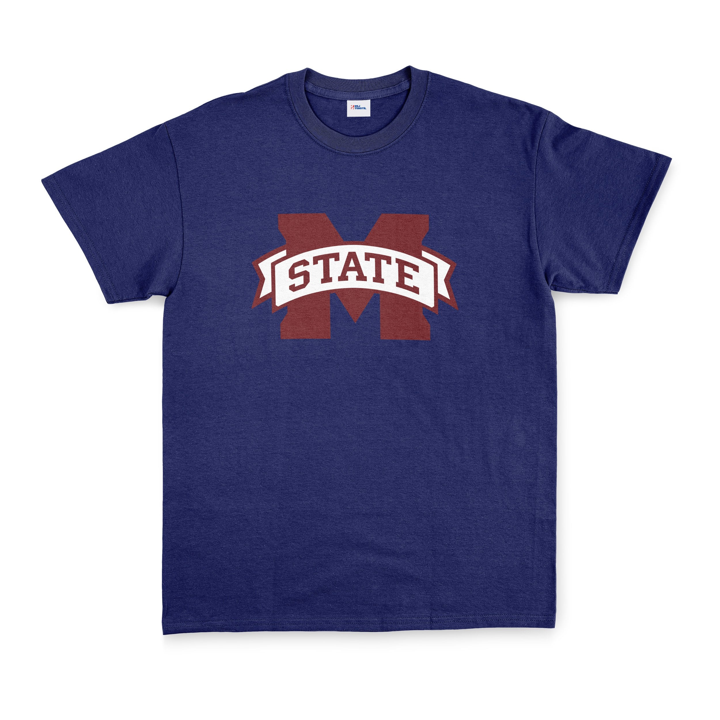 Mississippi State Bulldogs Tişört XXL - İndigo Mavisi
