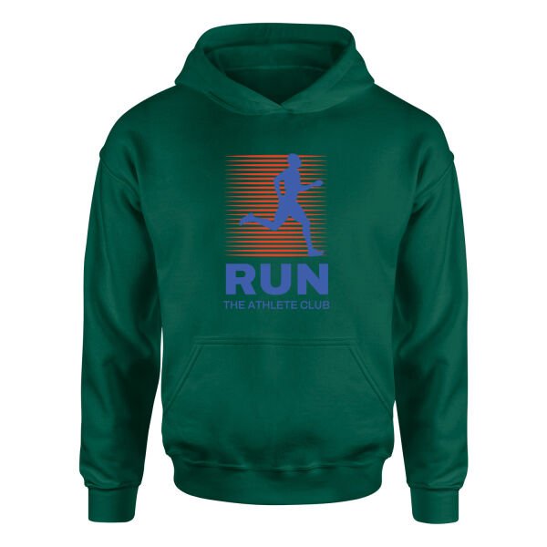 Run, The Athlete Club Hoodie L - Nefti Yeşili