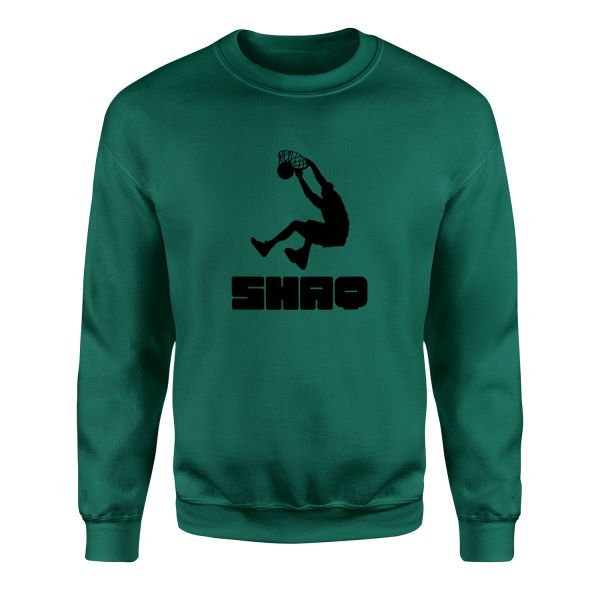 SHAQ DUNK Sweatshirt XL - Nefti Yeşili