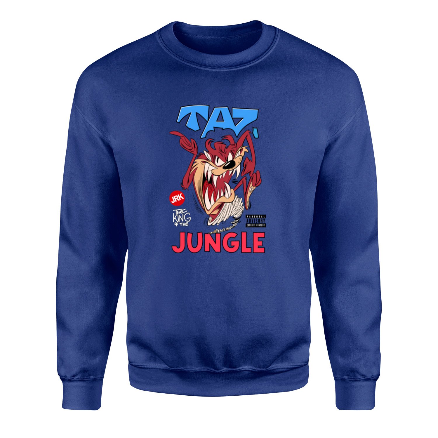 Taz The King of Jungle Sweatshirt XL - İndigo Mavisi