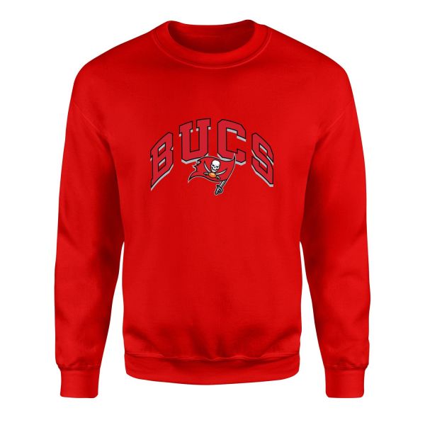 GO BUCS! Tampa Bay Buccaneers Sweatshirt S - Kırmızı