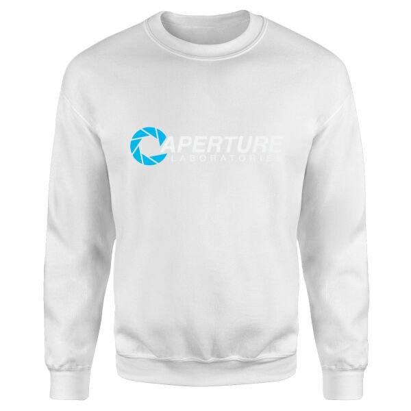 Aperture Laboratories | Half-Life Sweatshirt L - Beyaz