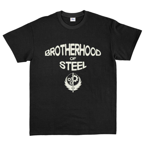 Brotherhood of Steel Tişört XL - Siyah