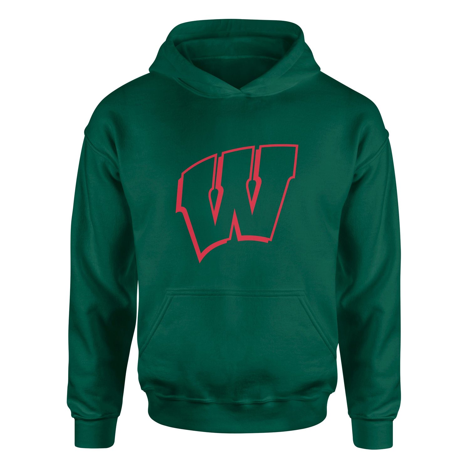 Wisconsin Badgers Hoodie M - Nefti Yeşili