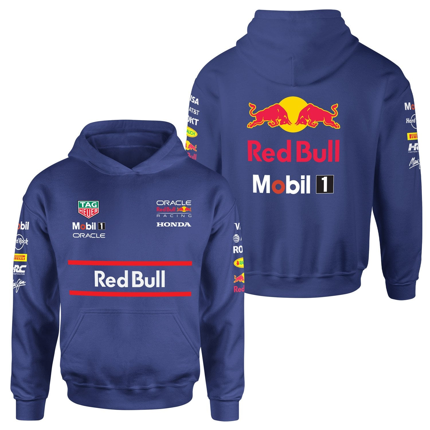 Red Bull Racing Teamline 2025 Hoodie M - İndigo Mavisi