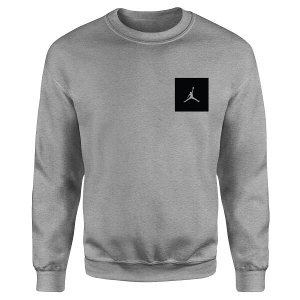 Air Jordan Black Patch Sweatshirt XL - Gri