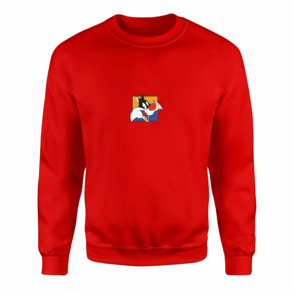 Slyvester Sweatshirt M - Kırmızı
