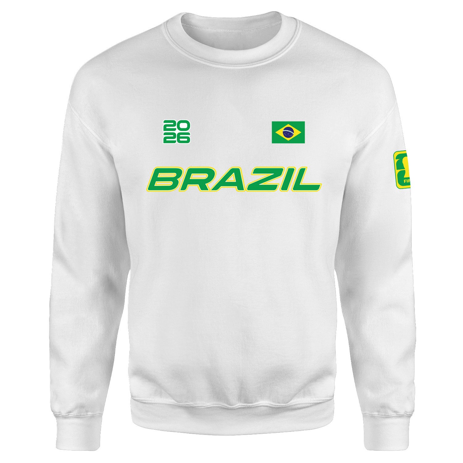 Brezilya 2026 Sweatshirt XL - Beyaz