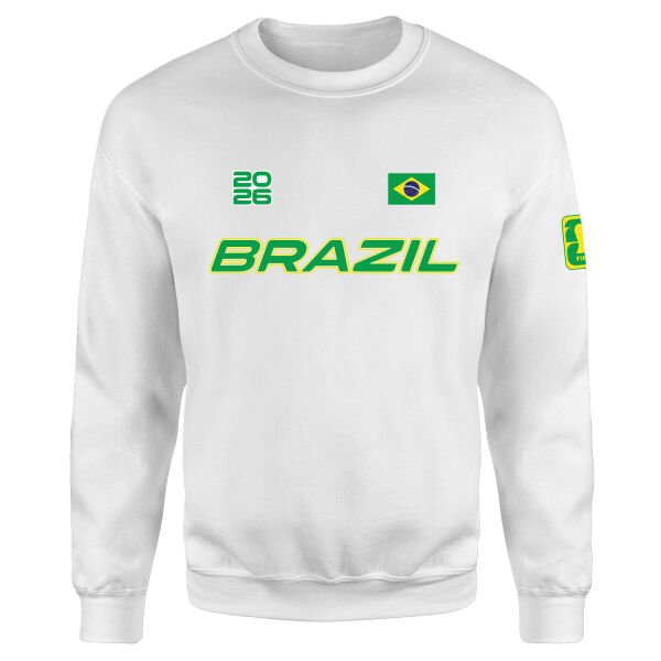 Brezilya 2026 Sweatshirt XL - Beyaz