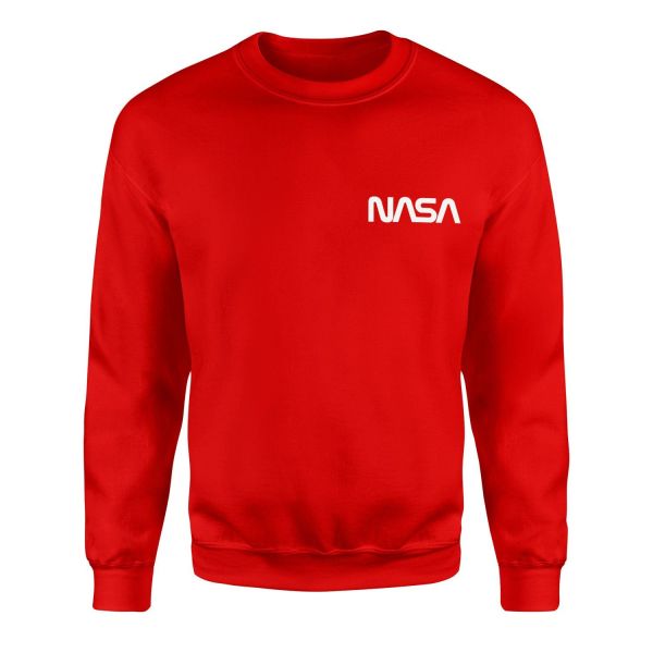 NASA Sweatshirt M - Kırmızı