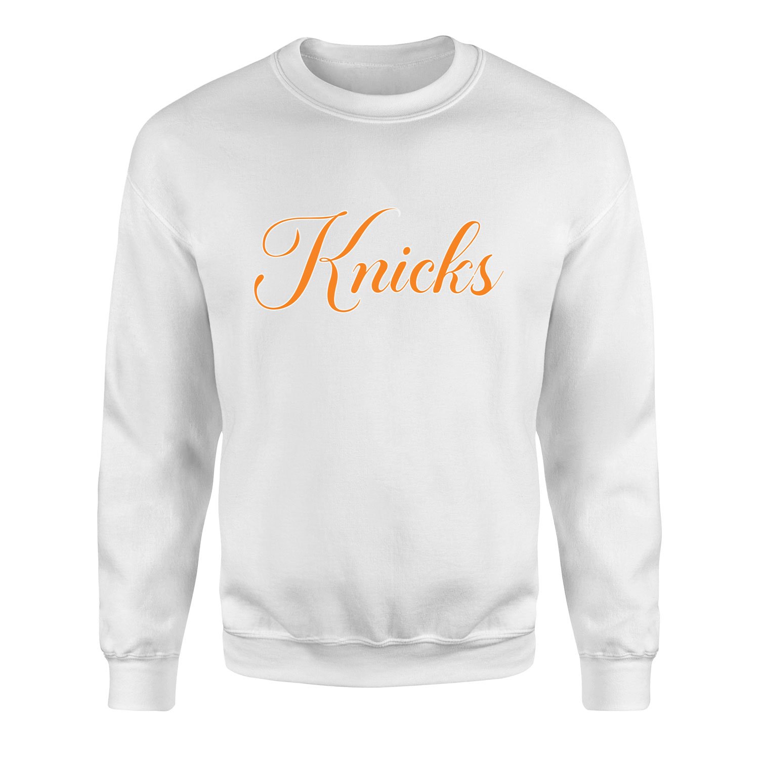 Knicks Cursive Sweatshirt S - Beyaz
