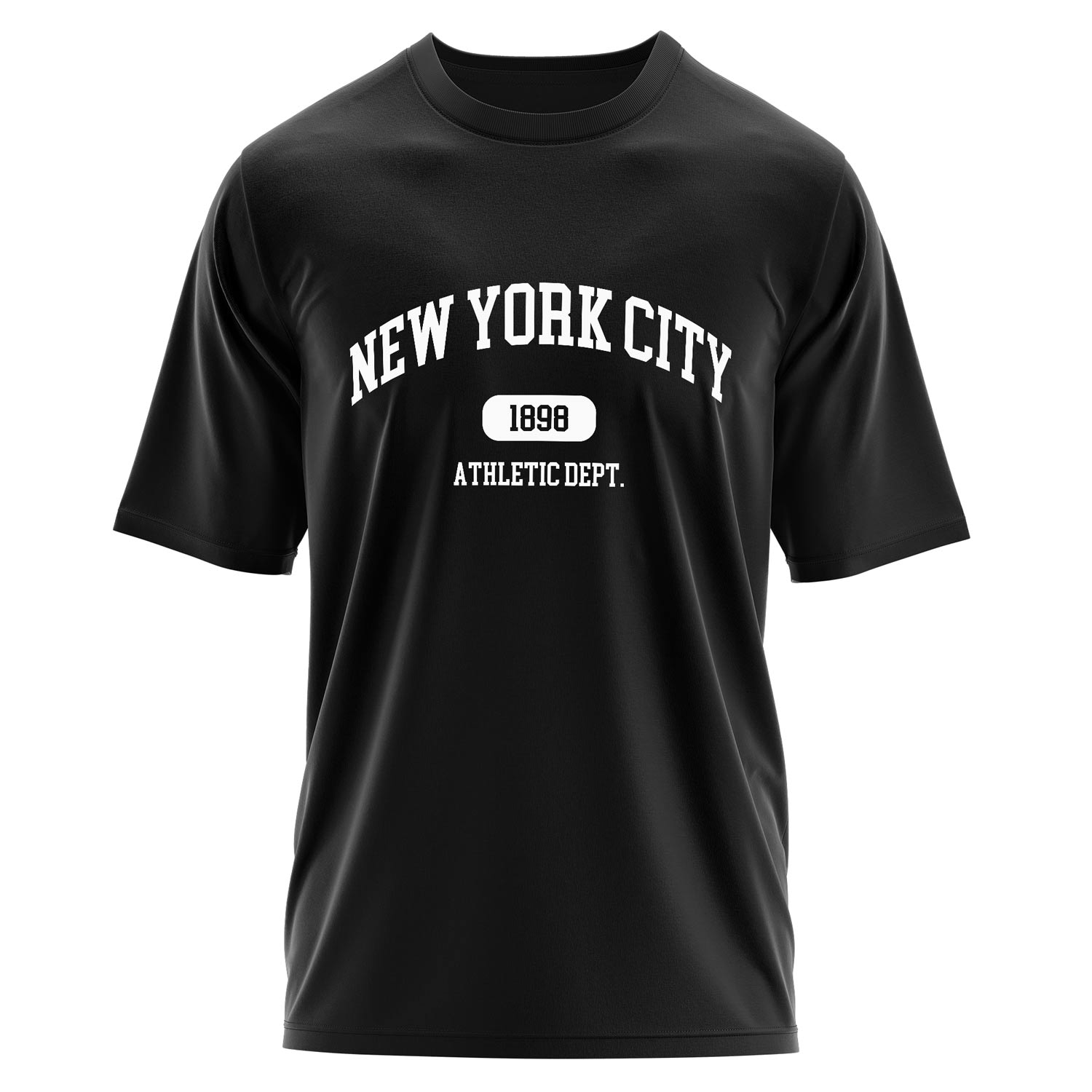 New York City Athletic Dept. Oversize Tişört XL - Siyah