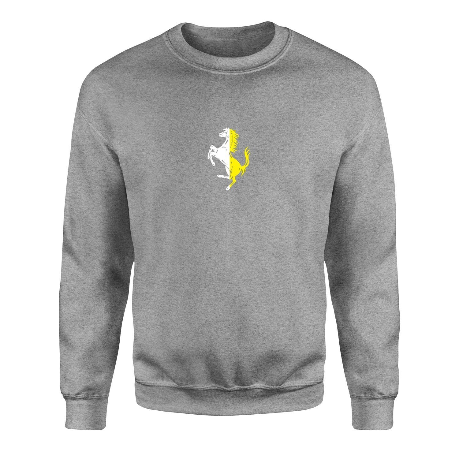 Scuderia Ferrari Bianco & Giallo Sweatshirt L - Gri