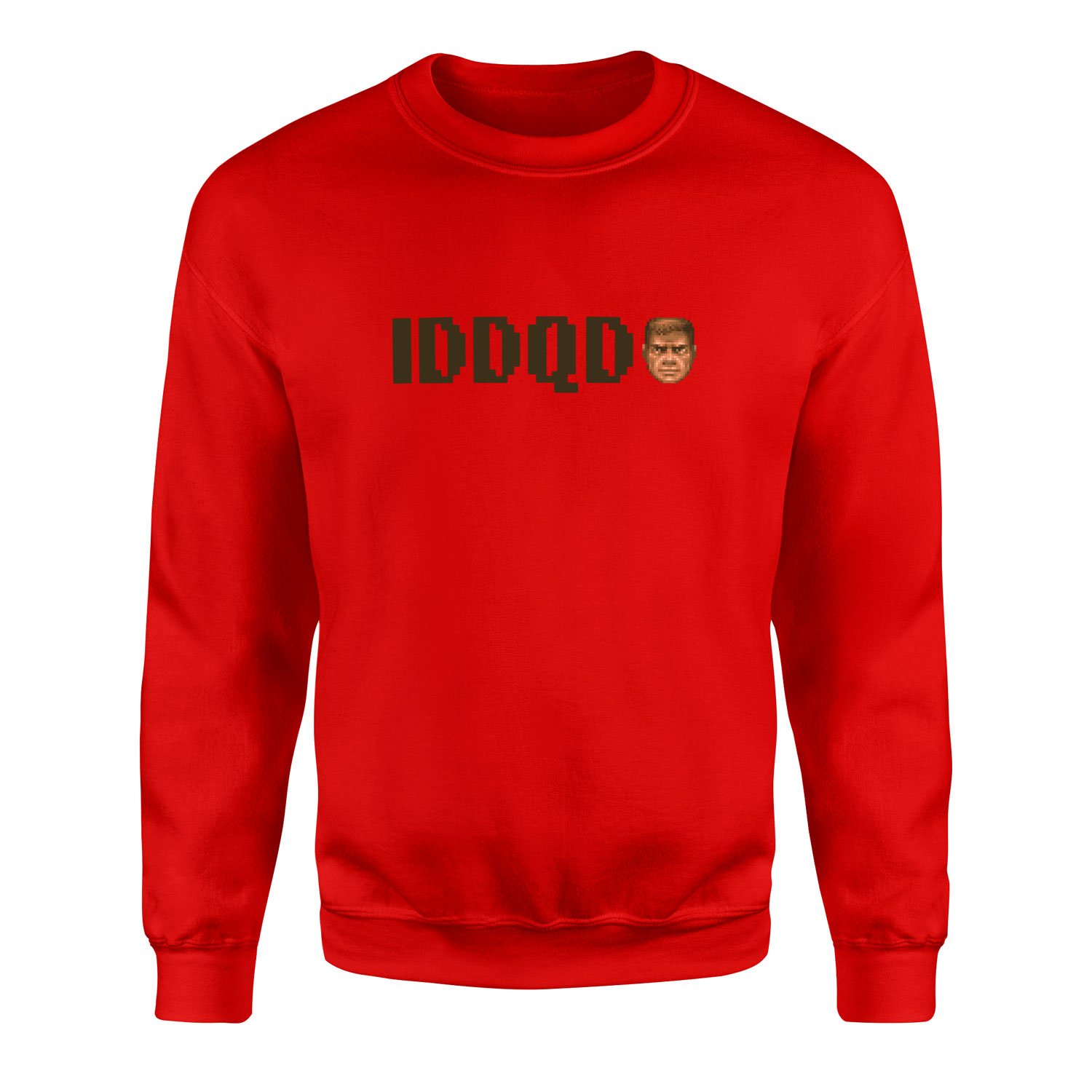 IDDQD | DOOM Sweatshirt L - Kırmızı
