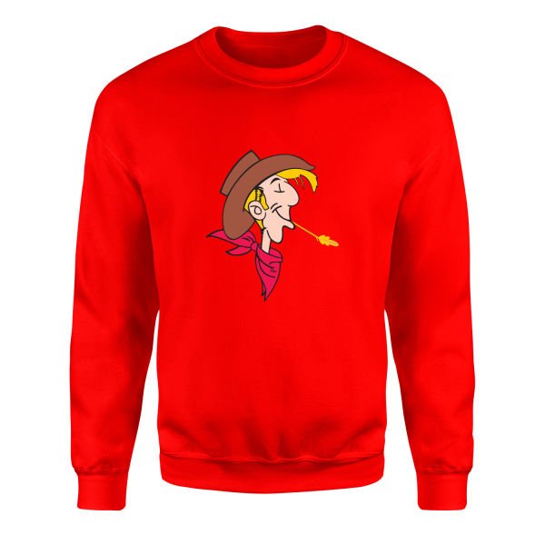 Lucky Luke Sweatshirt S - Kırmızı