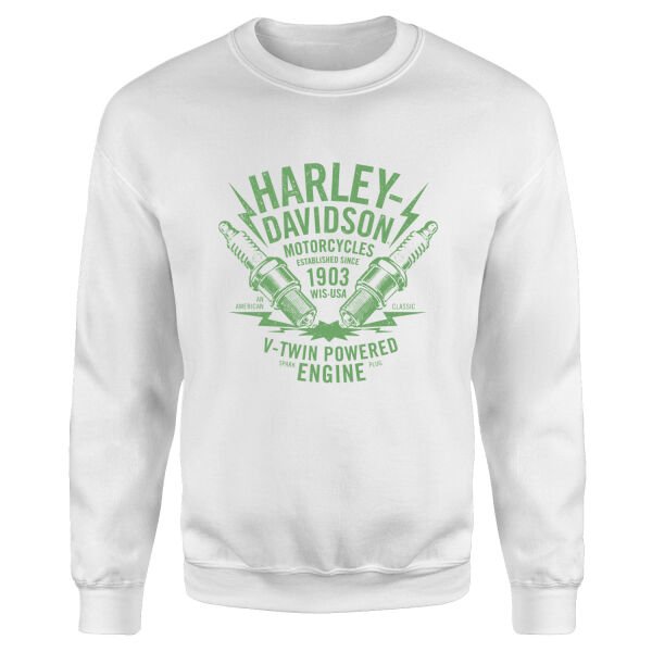 Harley-Davidson XII Sweatshirt L - Beyaz