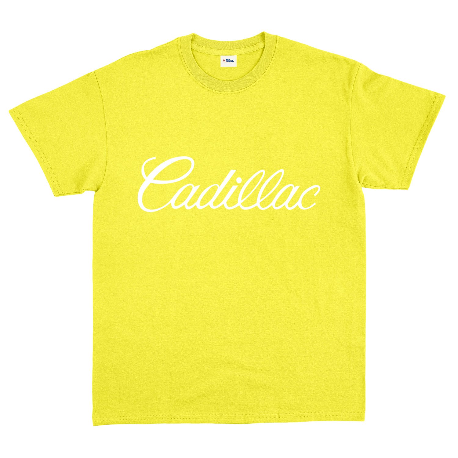 Cadillac Script Tişört L - Sarı