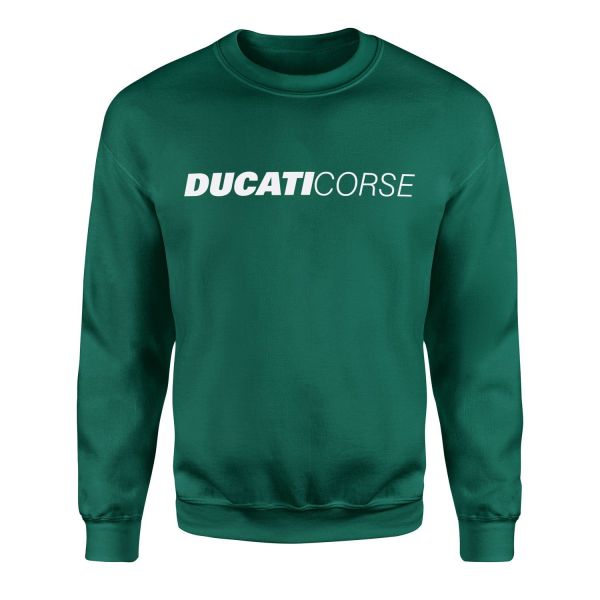 Ducati Corse Sweatshirt L - Nefti Yeşili