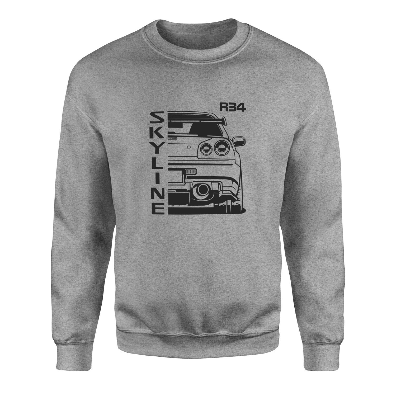 R34 Skyline Sweatshirt S - Gri