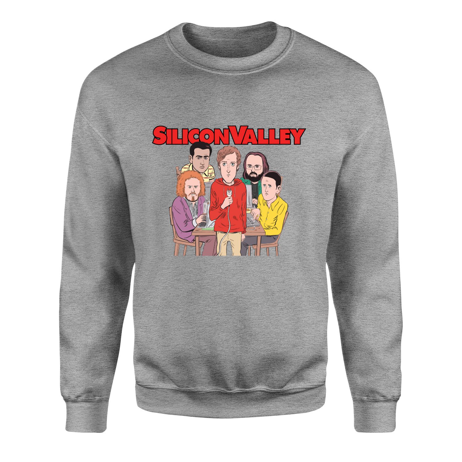 Silicon Valley Sweatshirt XXL - Gri