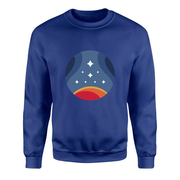 Starfield Constellation Sweatshirt XL - İndigo Mavisi