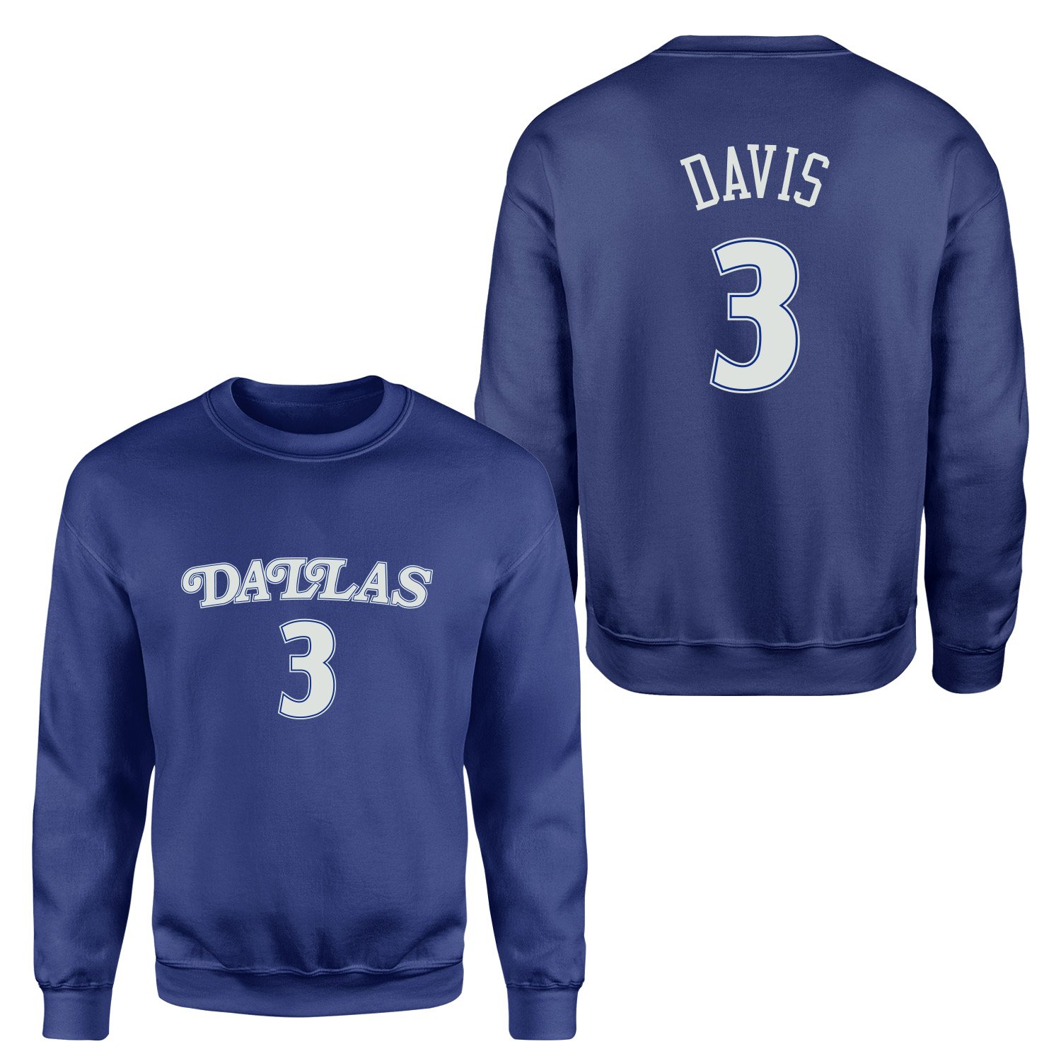 Anthony Davis 3 Dallas Forma Sweatshirt L - İndigo Mavisi