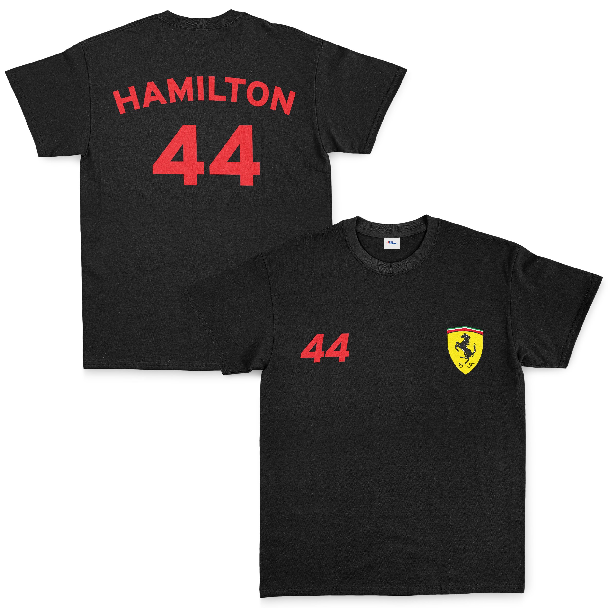 SF Lewis Hamilton 44 Tişört M - Siyah