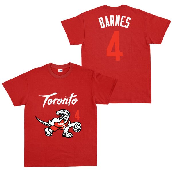 Scottie Barnes 4 City Edition Raptors Tişört L - İndigo Mavisi