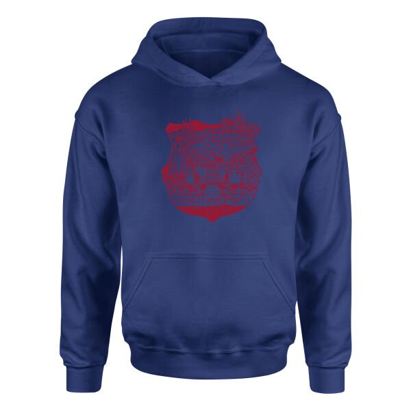 Barcelona City Hoodie M - İndigo Mavisi