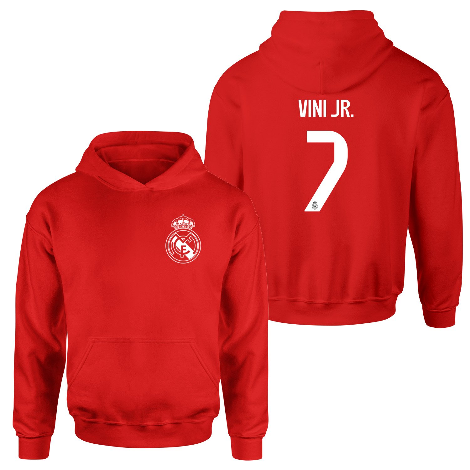 Vinícius Júnior RM BL Forma Hoodie M - Kırmızı