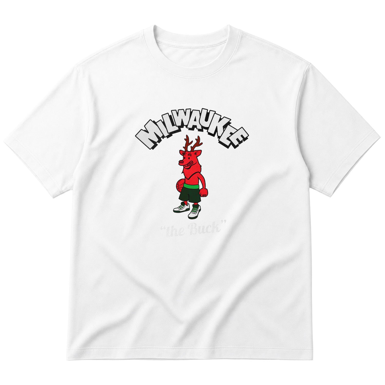 Milwaukee Cartoon Oversize Tişört XL - Beyaz