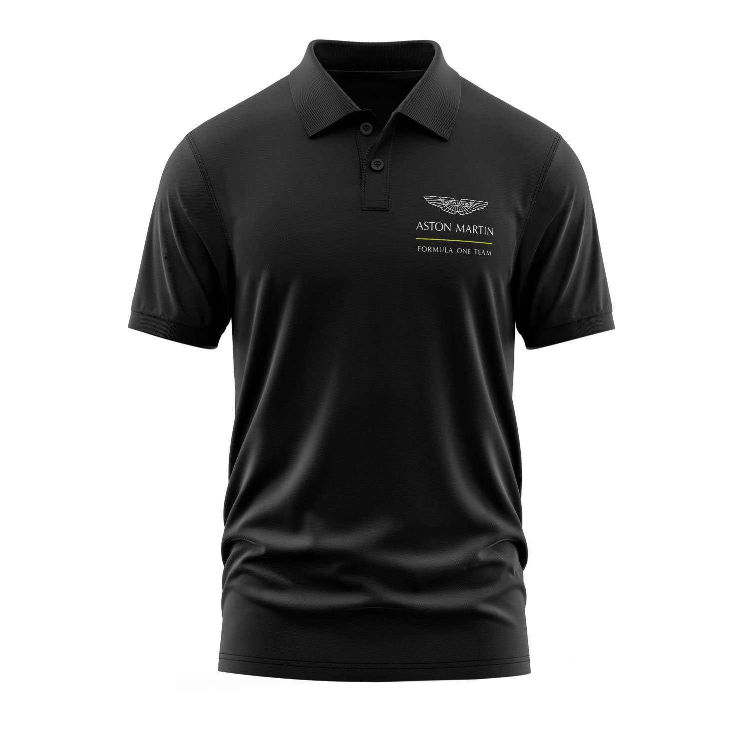 Aston Martin Racing Polo Tişört XXL - Siyah
