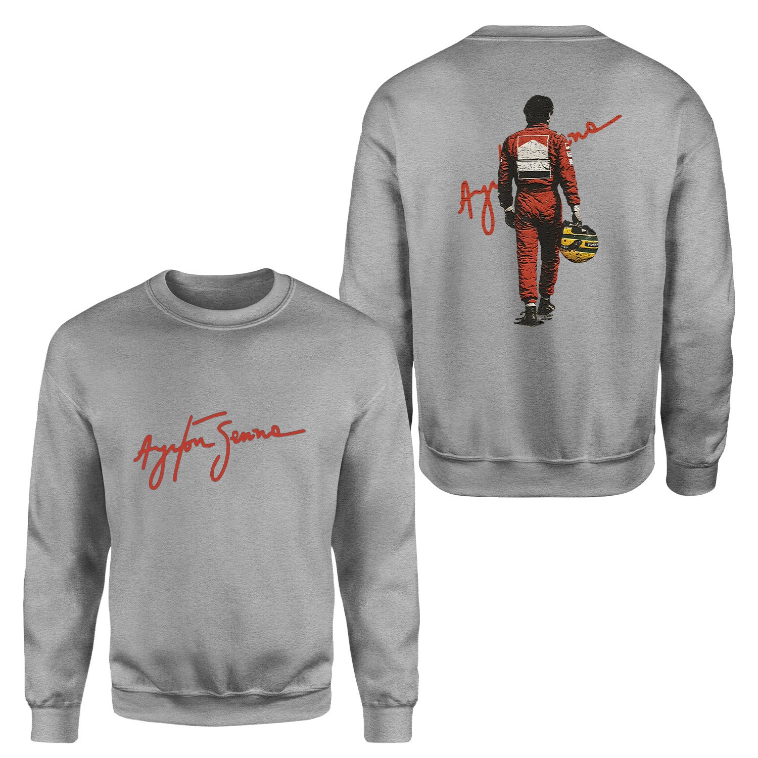 Senna Legend Sweatshirt XL - Gri