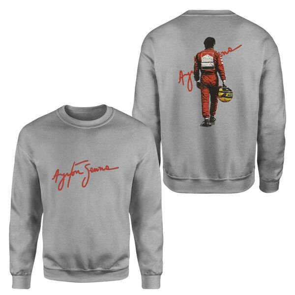 Senna Legend Sweatshirt XL - Gri
