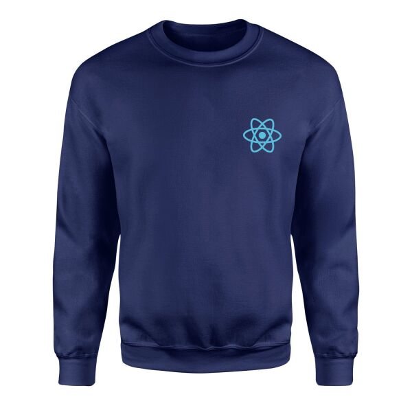 React.js Sweatshirt L - İndigo Mavisi