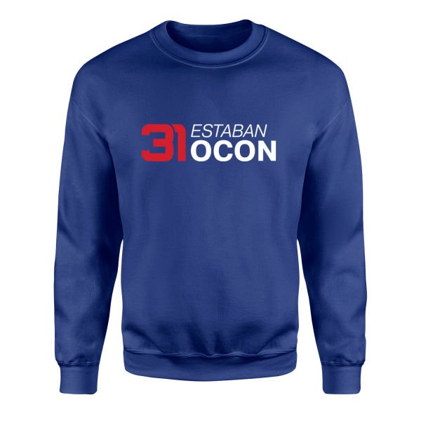 Estaban Ocon 31 Sweatshirt L - İndigo Mavisi