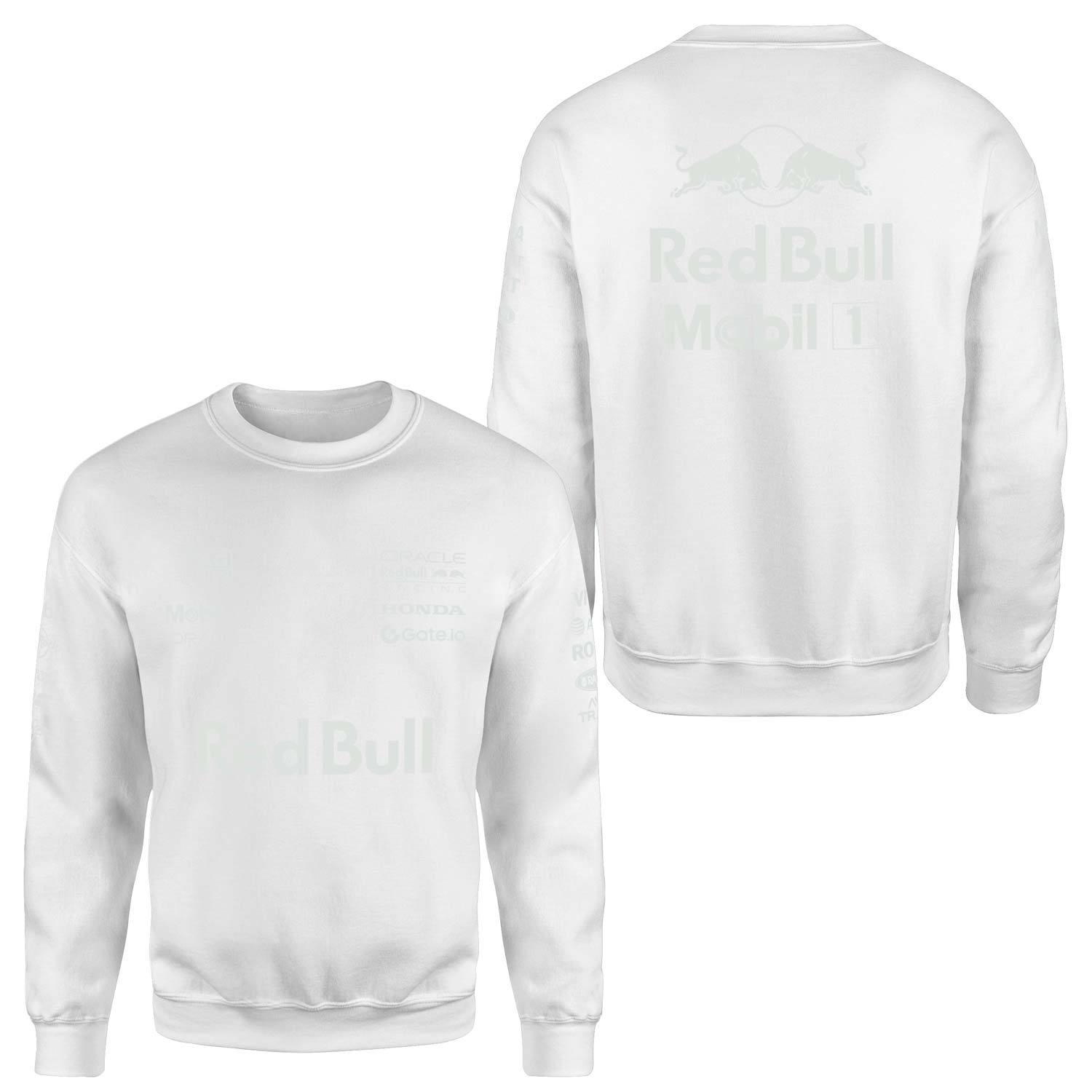 Oracle Red Bull Racing 25 SLVR Sweatshirt L - Beyaz