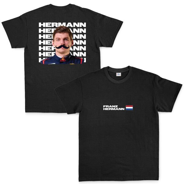 Franz Hermann Red Bull Driver Tişört XL - Siyah