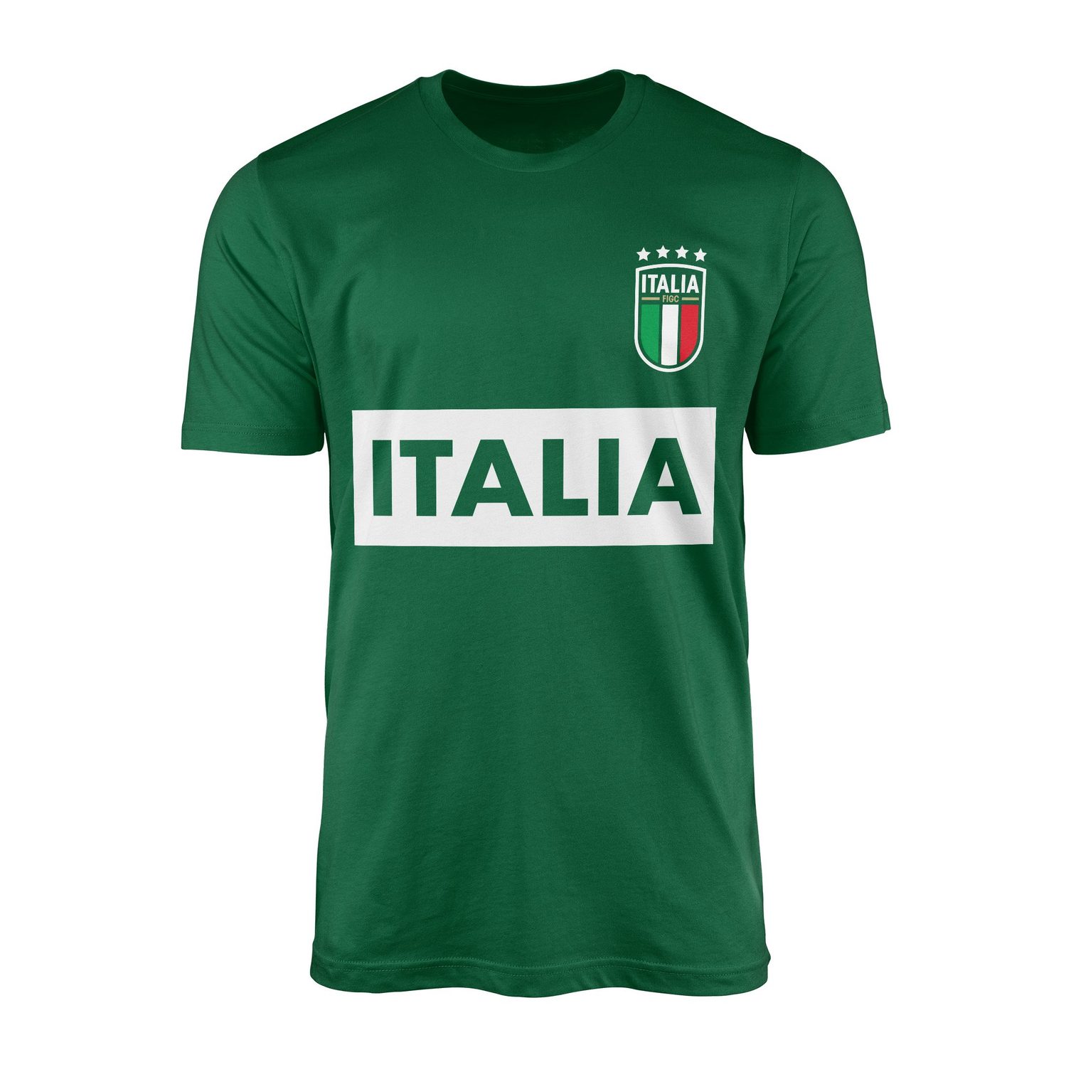 İtalya Basic 2024 Tişört S - Nefti Yeşili