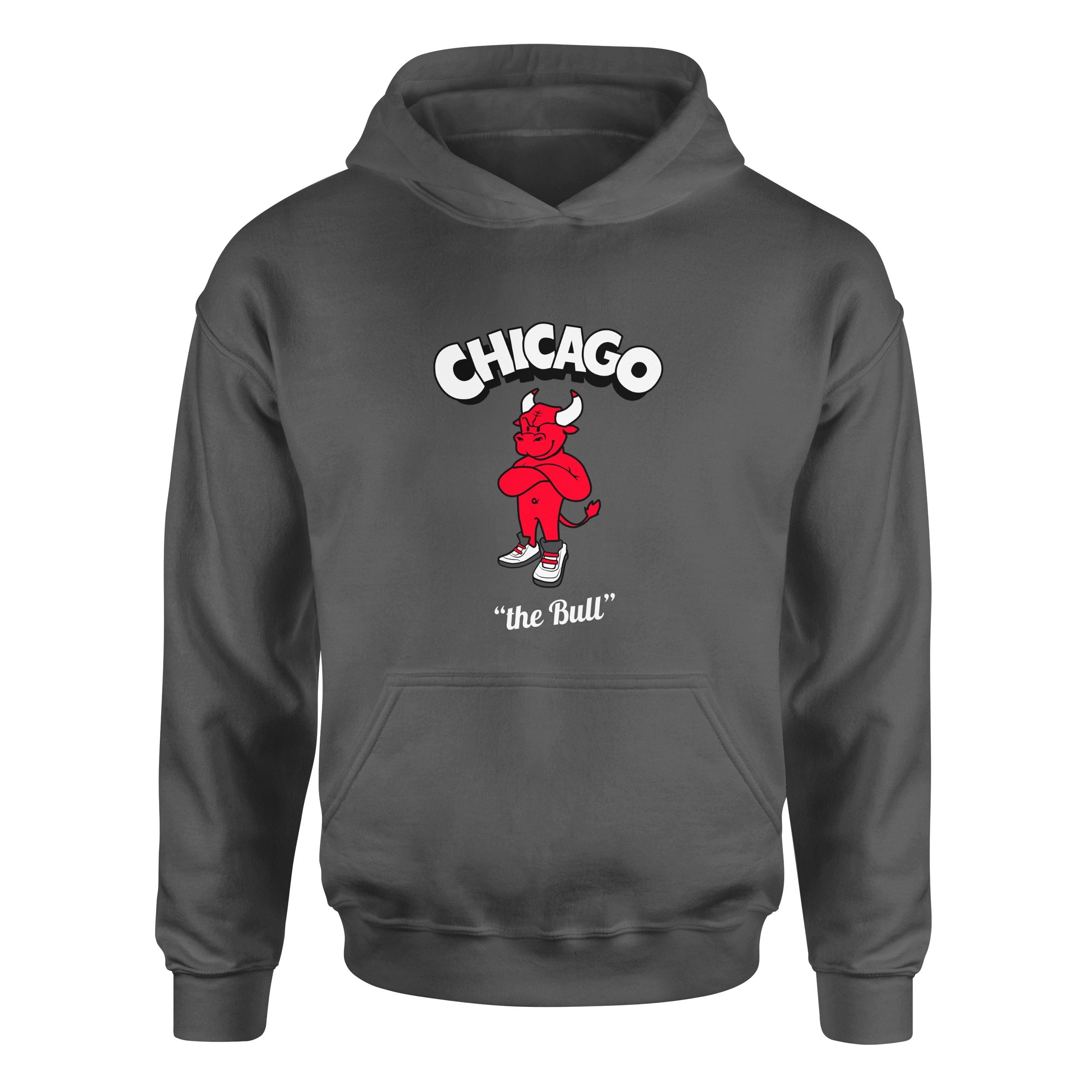 Chicago Cartoon Hoodie M - Füme