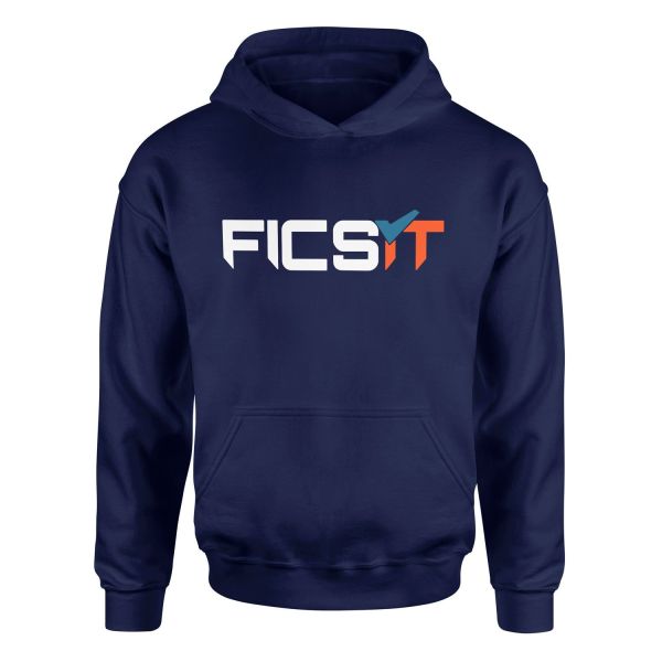 FICSIT Inc. | Satisfactory Hoodie L - Lacivert